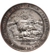 Luksemburg, Diekirch. Medal 1895, 50. Konkurs Wystawowy Towarzystwa Rolniczego Wielkiego Księcia