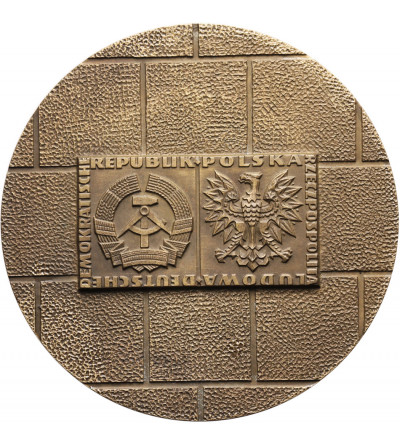 Polska, PRL (1952–1989). Medal 1972, DDR - PRL Freudschaft - Przyjaźń