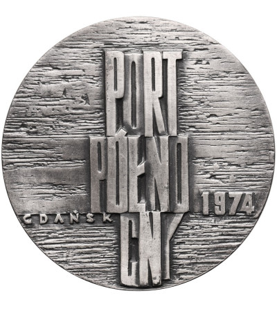 Poland, PRL (1952-1989), Gdansk. Medal 1974, Opening of the Northern Port