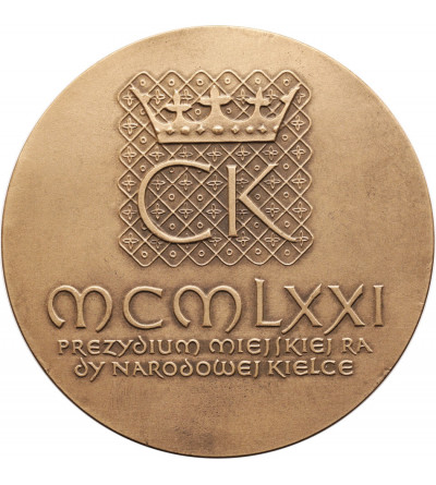 Poland, PRL (1952-1989), Kielce. Medal 1971, IX Centuries of Kielce