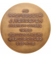 Belgium, Brussels. 1968 medal dedicated to a professor of the University of Brussels Jacques Verdeyen, R. Cliquet