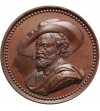 Belgia, Leopold I (1831-1865), Antwerpia. Medal 1840 upamiętniający wzniesienie pomnika Rubensowi, J. Hart