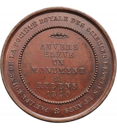 Belgium, Antwerp. Medal 1840 commemorating the erection of a monument to Rubens, J. Hart