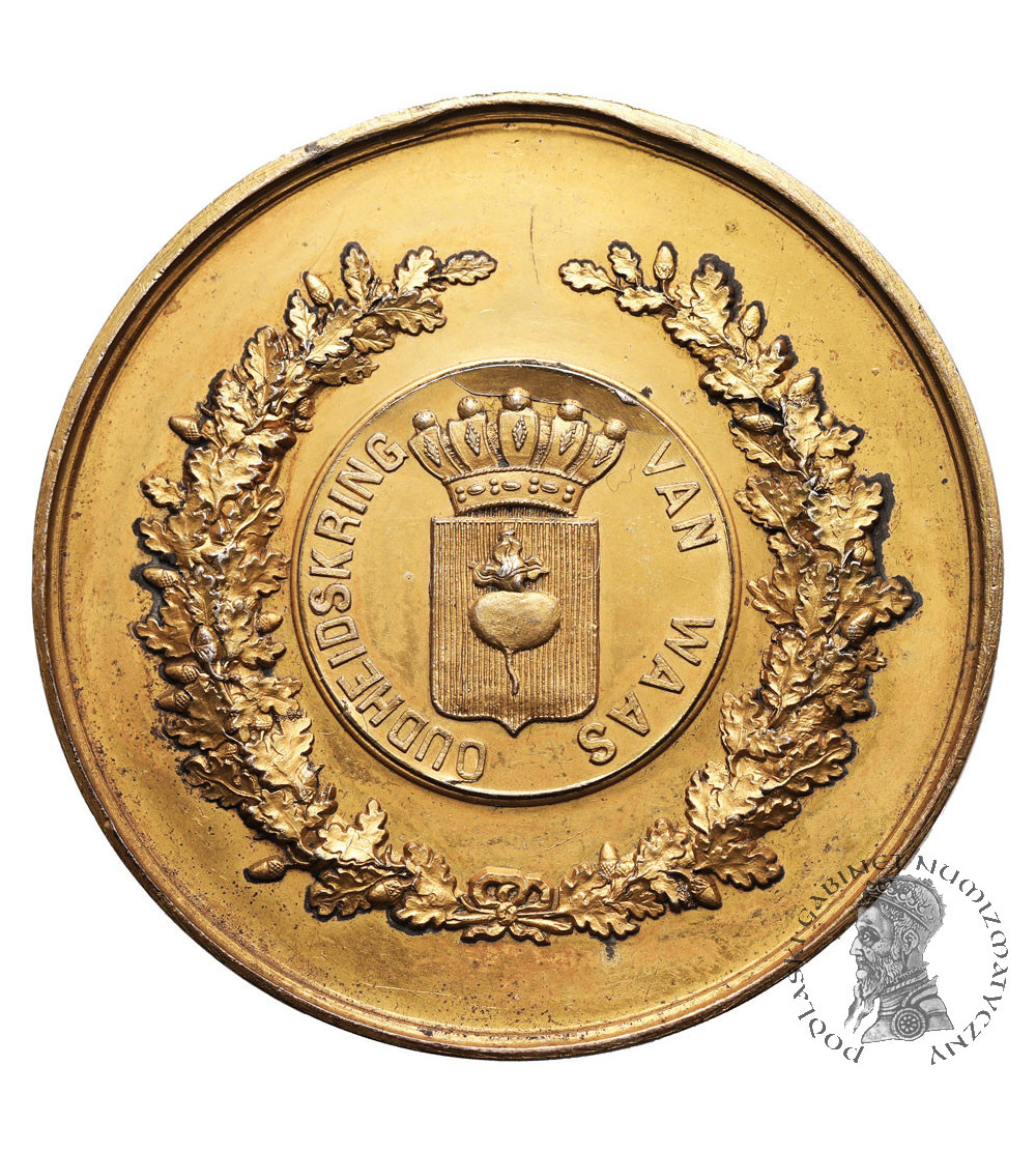 Belgia, Rupelmonde. Medal 1870 upamiętniający budowę pomnika Mercatora, C. Wiener