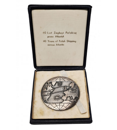 Poland, PRL (1952-1989). Medal 1970. 40 Years of Polish Shipping Across the Atlantic