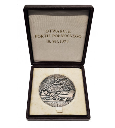 Poland, PRL (1952-1989), Gdansk. Medal 1974, Opening of the Northern Port