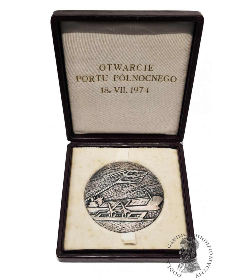 Polska, PRL (1952–1989), Gdańsk. Medal 1974, Otwarcie Portu Północnego