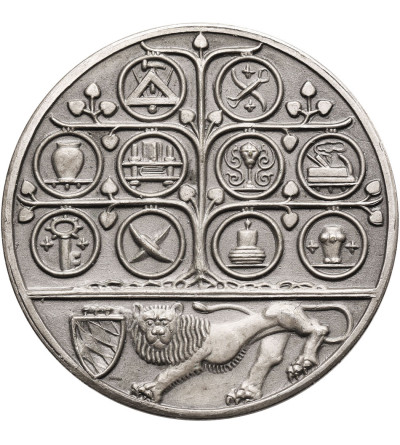 Germany, Bavaria, Munich. Medal 1912 Max Olofs, Bavarian Fair in Munich (C. Poellath / Schrobenh)