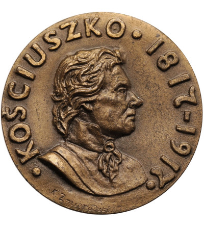 Poland. Medal 1917, Centenary of the Death of Tadeusz Kosciuszko, K. Zmigrodzki, RR!