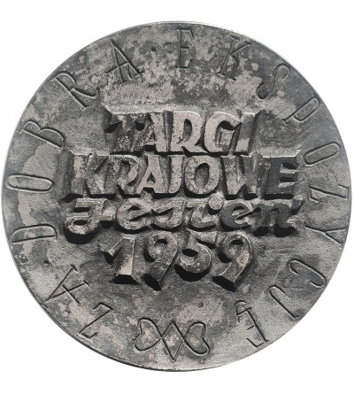 Polska, PRL (1952–1989), Poznań. Medalion jednostronny 1959, Targi Krajowe Jesień 1959