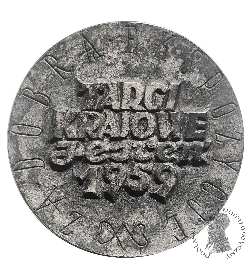 Polska, PRL (1952–1989), Poznań. Medalion jednostronny 1959, Targi Krajowe Jesień 1959