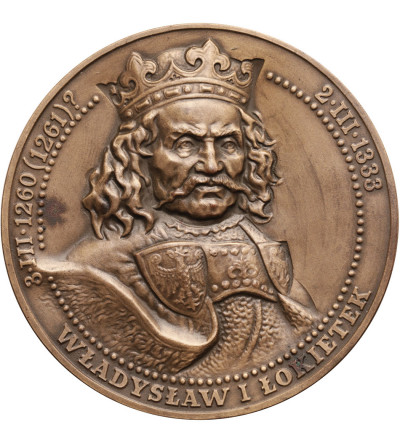 Polska. Medal 1992, Władysław I Łokietek, bitwa pod Płowcami, seria T.W.O.
