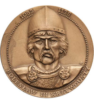Polska, PRL (1952-1989). Medal 1988, Bolesław III Krzywousty, Głogów - Psie Pole, T.W.O.