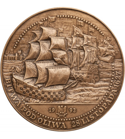 Poland. Medal 1993, Admiral of the Royal Polish Fleet Arend Dickmann, Battle of Oliva, T.W.O.