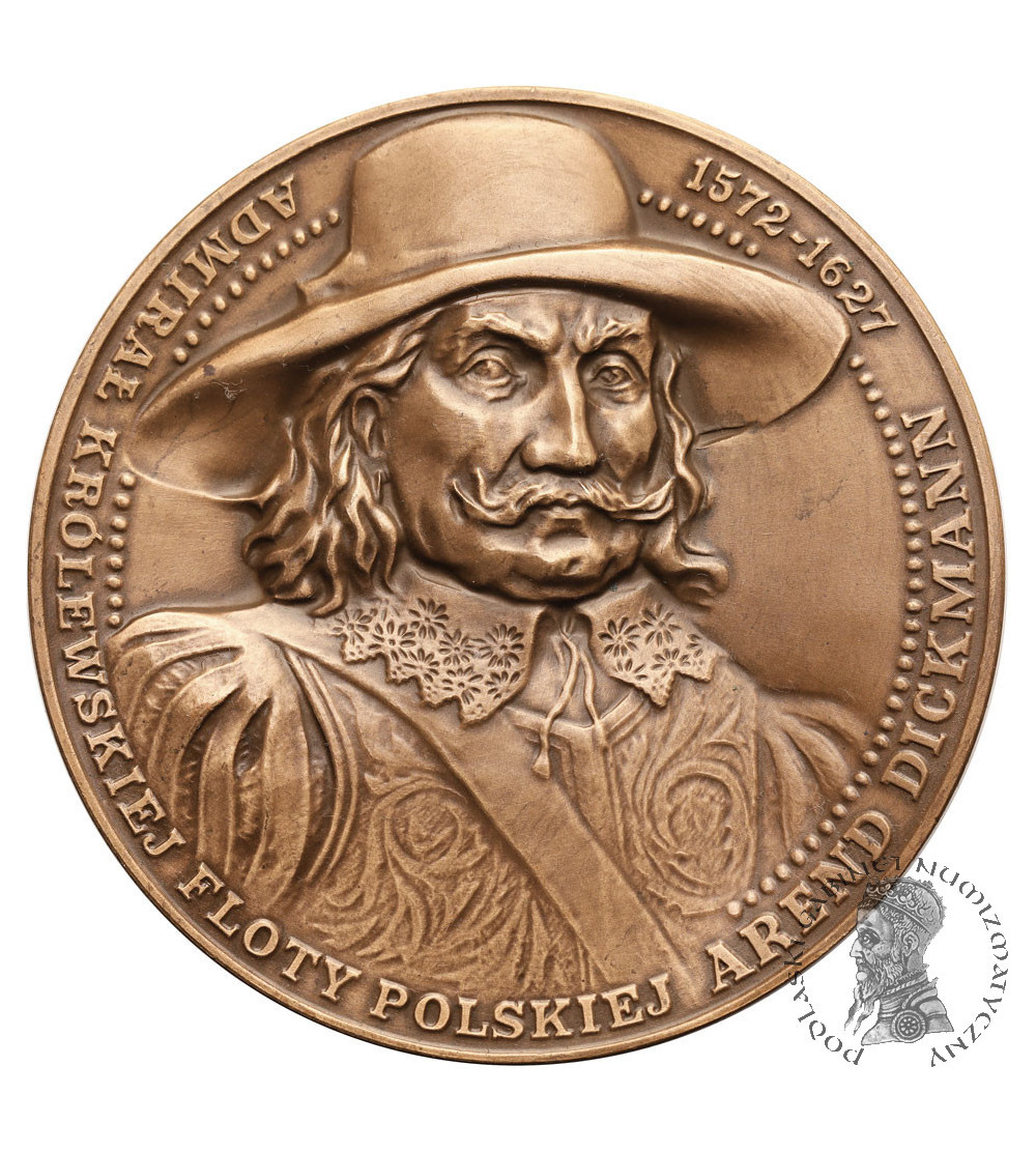 Polska. Medal 1993, Admirał Królewskiej Floty Polskiej Arend Dickmann, bitwa pod Oliwą, T.W.O.