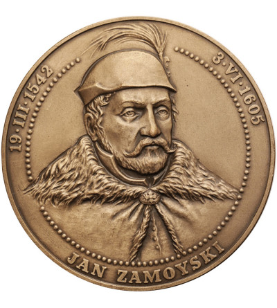 Polska. Medal 1991, Jan Zamoyski, bitwa pod Byczyną, seria T.W.O.