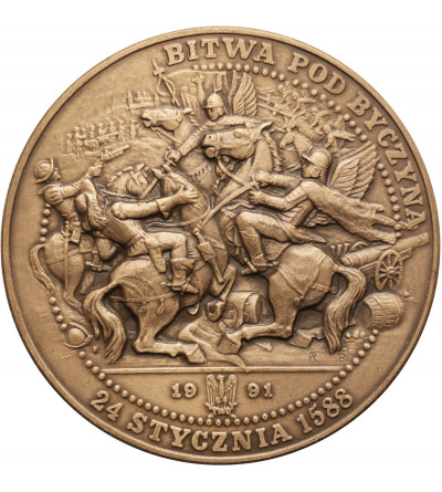 Poland. Medal 1991, Jan Zamoyski, Battle of Byczyna, T.W.O. series