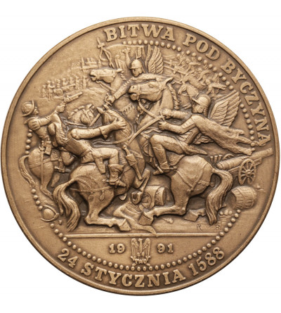 Polska. Medal 1991, Jan Zamoyski, bitwa pod Byczyną, seria T.W.O.