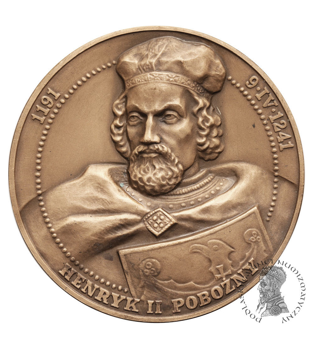 Polska. Medal 1994, Henryk II Pobożny, bitwa pod Legnicą, seria T.W.O