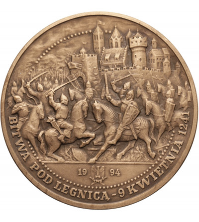 Polska. Medal 1994, Henryk II Pobożny, bitwa pod Legnicą, seria T.W.O