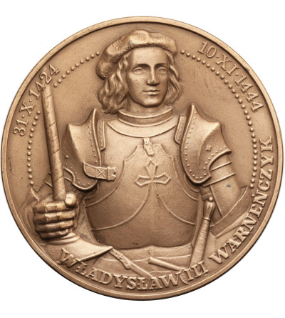 Polska. Medal 1997, Władysław III Warneńczyk, bitwa pod Warną, seria T.W.O.