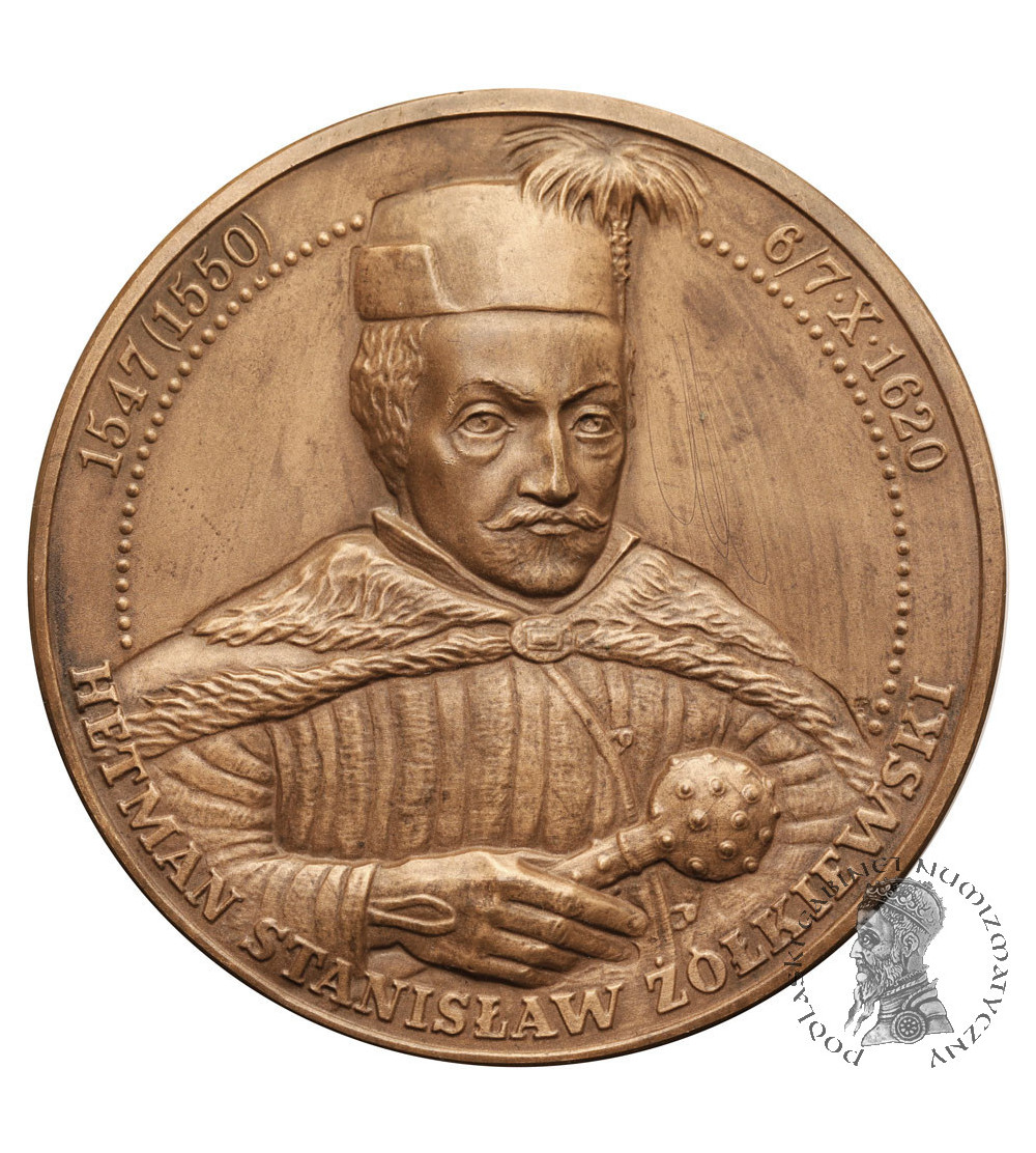 Poland. Medal 1996, Hetman Stanislaw Zolkiewski, Moscow Campaign 1610, T.W.O. series