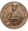 Polska, PRL (1952-1989). Medal 1986, Mieszko I, Pierwszy Władca Polski, bitwa pod Cedynią, T.W.O.