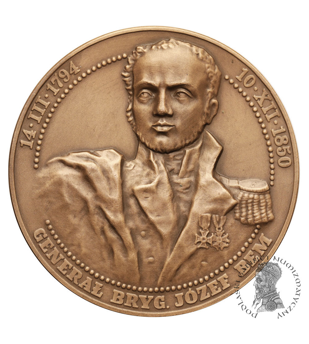 Polska. Medal 1992, Generał Brygady Józef Bem, bitwa pod Iganiami 1831, seria T.W.O.
