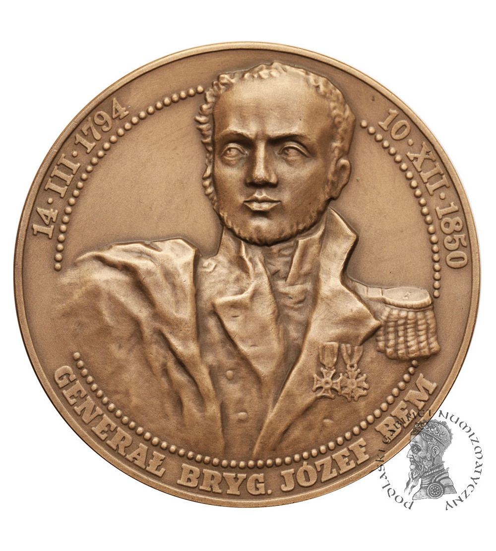 Polska. Medal 1992, Generał Brygady Józef Bem, bitwa pod Iganiami 1831 ...