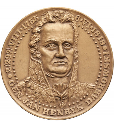 Polska. Medal 1993, Generał Jan Henryk Dąbrowski, z Ziemi Włoskiej do Polski, seria T.W.O.