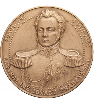 Polska, Augustów. Medal 1997, Generał Inżynier Ignacy Prądzyński, seria T.W.O.