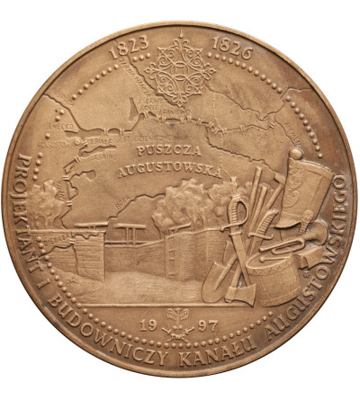 Polska, Augustów. Medal 1997, Generał Inżynier Ignacy Prądzyński, seria T.W.O.