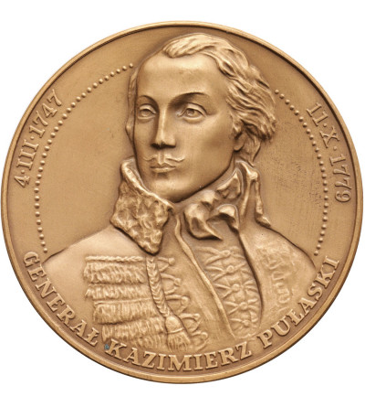 Poland. Medal 1995, General Casimir Pulaski, Charleston - Savannah, T.W.O. series