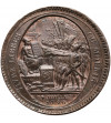 France, Monneron Freres Negocians a Paris. Bronze Medallic 5 Sols 1792, Soho (Birmingham) Mint