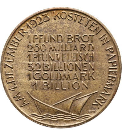 Germany, Weimar Republic. Inflation medal 1923, Eitz