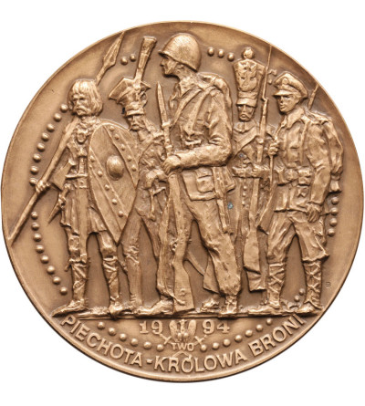 Poland. Medal 1994, Infantry Poland, Infantry - Queen of Arms, T.W.O. series