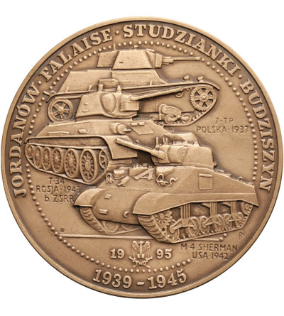 Polska. Medal 1995, Polska Broń Pancerna 1939 - 1945, seria T.W.O.
