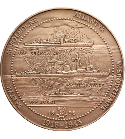 Polska. Medal 1998, Polska Marynarka Wojenna 1918 - 1945, seria T.W.O.