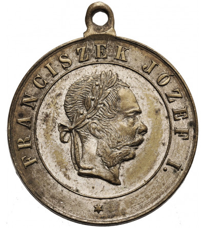 Polska, Galicja, Zabór Austriacki. Medal 1880 na pamiątkę pobytu Franciszka Józefa w Galicji