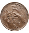 Niemcy, Saksonia. Medal 1913 upamiętniający 100. rocznicę bitwy pod Lipskiem i Pomnik Bitwy Narodów