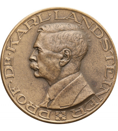 Netherlands. Medal commemorating Prof. Dr. Karl Landsteiner (1868-1943) and blood transfusion