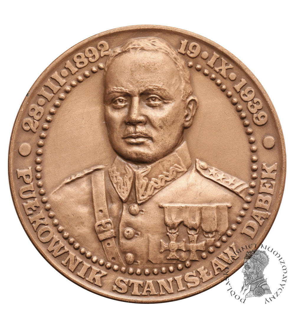 Polska, PRL (1952-1989). Medal 1989, Pułkownik Stanisław Dąbek, T.W.O.