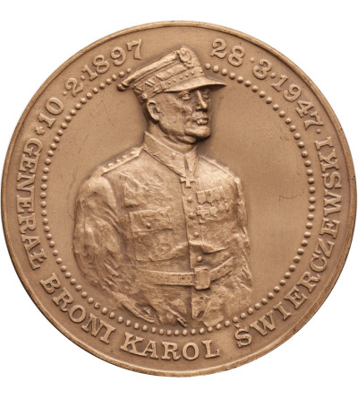 Polska, PRL (1952-1989). Medal 1987, Generał Broni Karol Świerczewski, T.W.O.