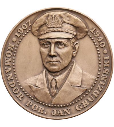 Poland. Medal 1990, Commander Lt. Jan Grudzinski, ORP "ORZEŁ", T.W.O.