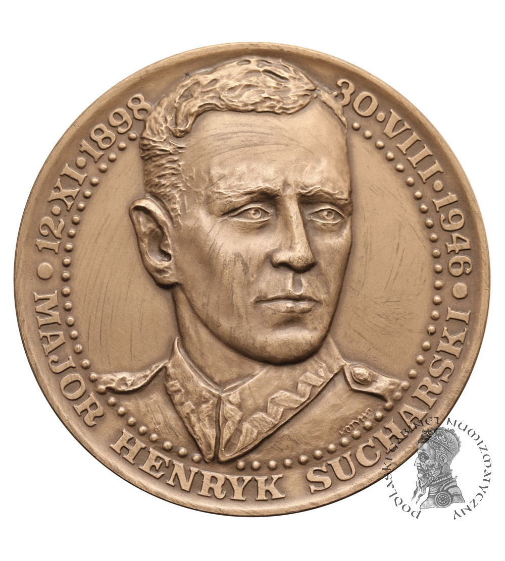 Polska. Medal 1995, Major Henryk Sucharski, Westerplatte 1-7.IX.193, T.W.O.