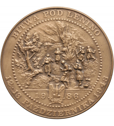 Poland, PRL (1952-1989). Medal 1986, General Zygmunt Berling, Battle of Lenino 1943, T.W.O.