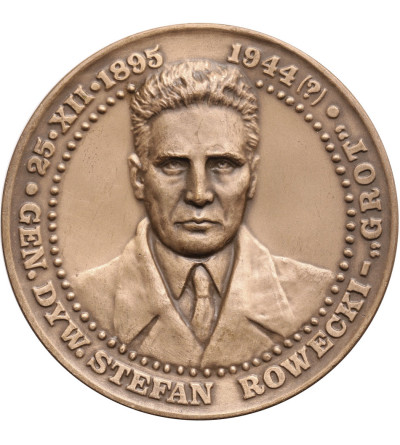 Poland. Medal 1990, General Stefan Rowecki - Grot, T.W.O.