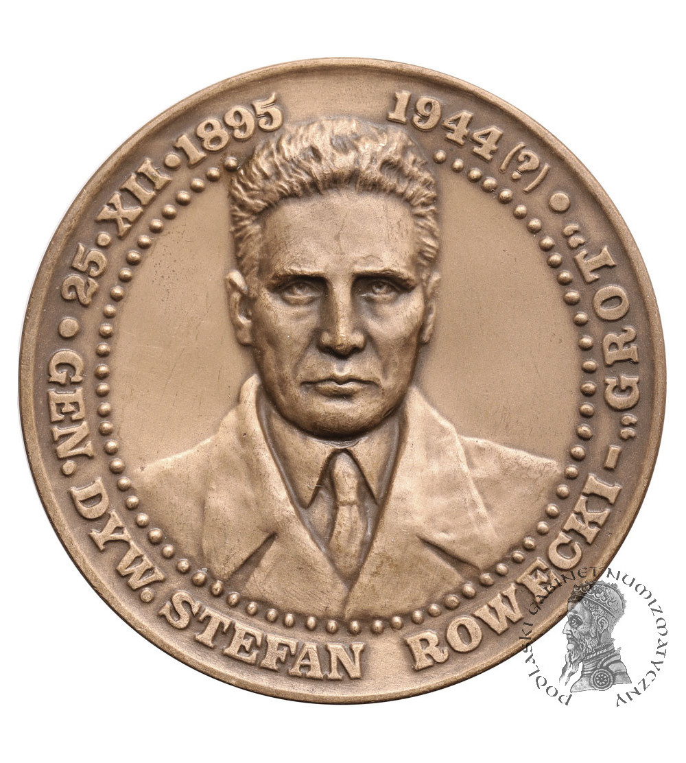 Polska. Medal 1990, Generał Stefan Rowecki - Grot, T.W.O.