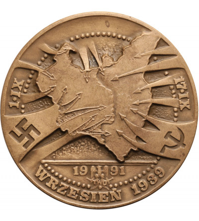 Poland. Medal 1991, Marshal Edward Rydz-Śmigły, September 1939, T.W.O.