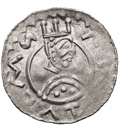 Czechy (Bohemia), Wratysław II, 1061-1092. Denar, ok. 1086-1092